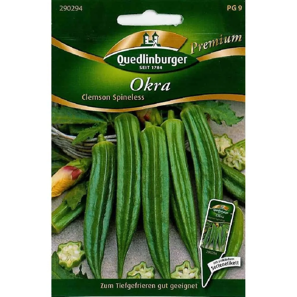 "Síolta Okra Clemson Spineless: Fás Do Chuid Okra Féin image"
