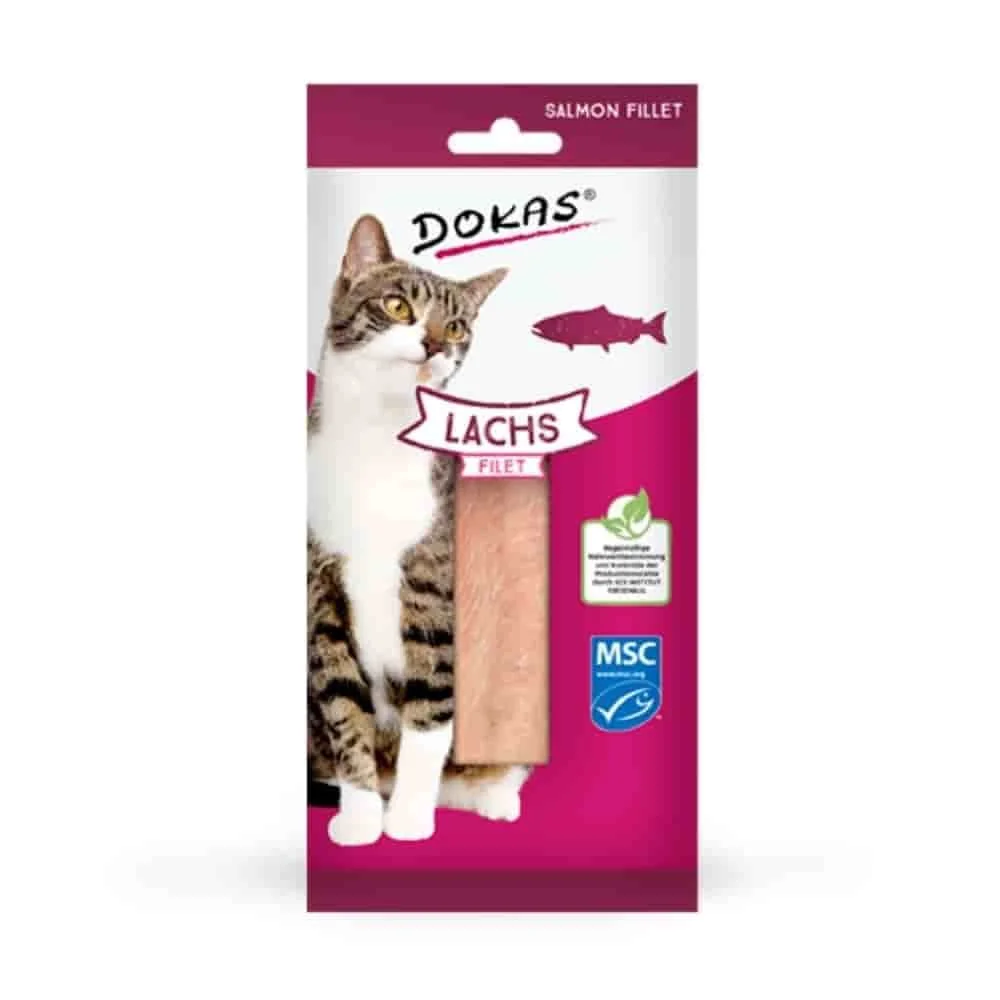 "Snacks Cat, Salmon Fillet Cat Treat, Natural Cat Snack image"