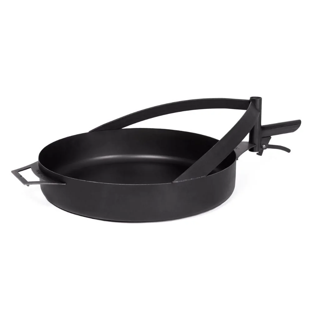 "Pan Friochta Dóiteáin 50cm, Grillphanna Cruach Nádúrtha image"