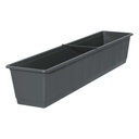 Bosca Bláthanna 80 cm Antraicít, Plaisteach, Bosca Balcón