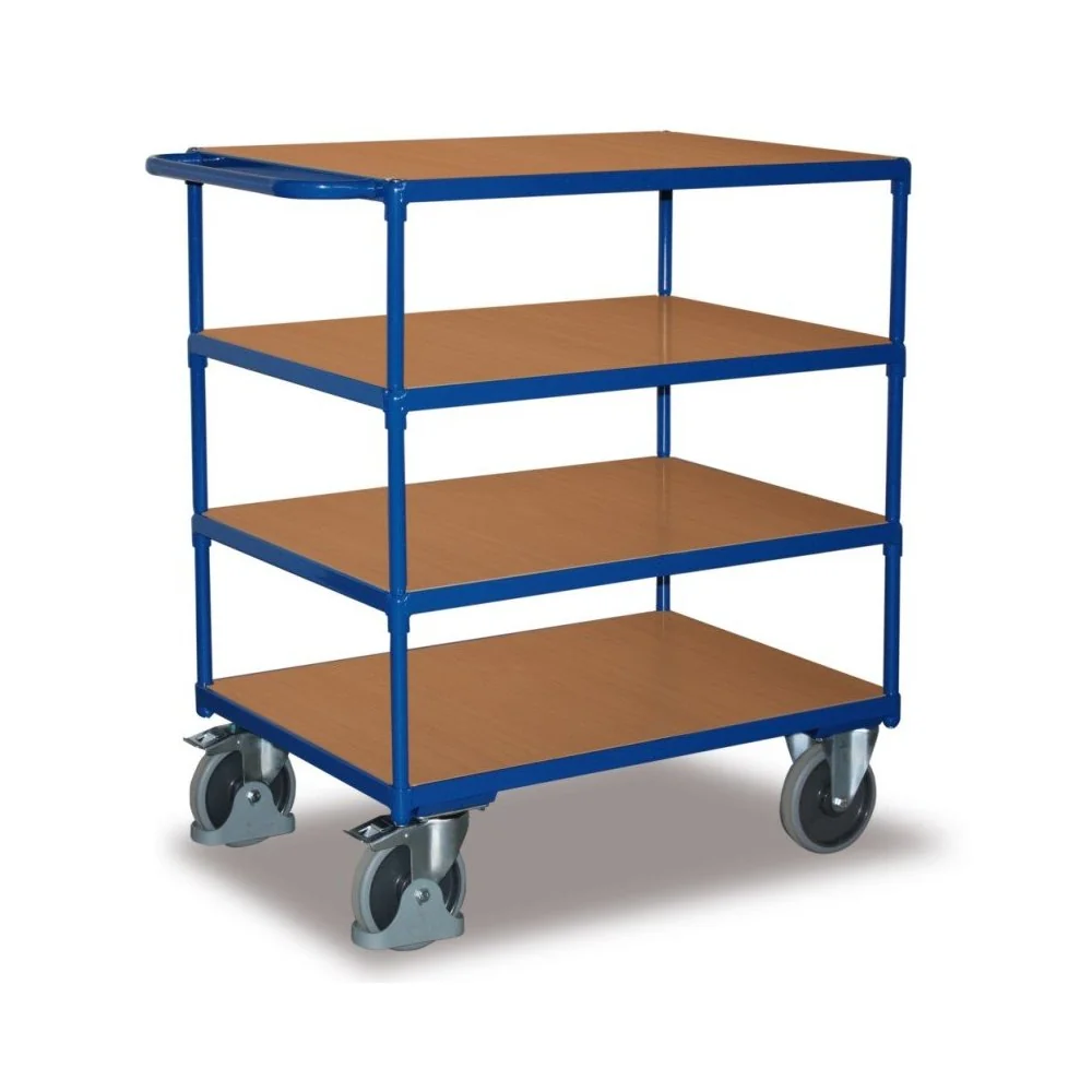 "Trolly Trom 500 kg le 4 Chlár Luchtála Cineál L + EasySTOP image"