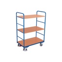Etagenwagen ard 3 Bhoird 250 kg Capasachtaí Cineál XL + EasySTOP
