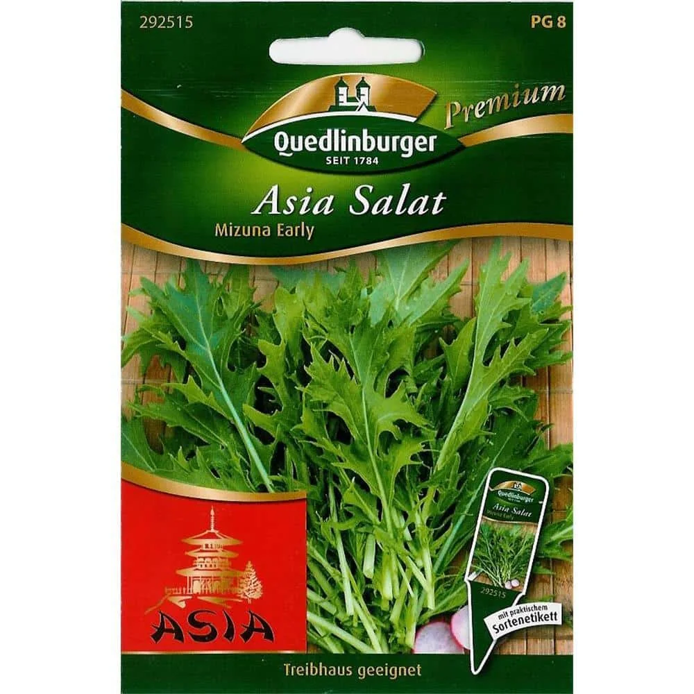 "Síolta Sailéid Mizuna, Sailéad Áiseach Luath image"