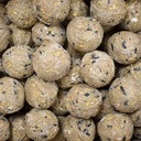 Cnónna gréisceacha d'éin, le Feithidí, 200 x ca.90 gram, Bia saille éan, gan líon