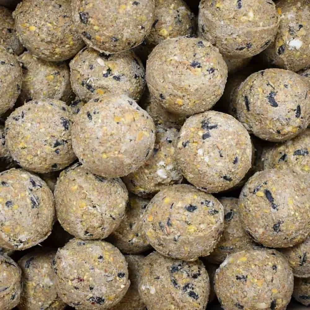 "Cnónna gréisceacha d'éin, le Feithidí, 200 x ca.90 gram, Bia saille éan, gan líon image"