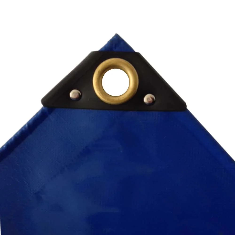 "Clúdach tarpaulin, tarpaulin PVC 650g/m², tarpaulin uiscedhíonach, gorm, 3x4m (12m²) image"