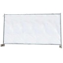 Clúdach fál tógála, bánna PE 160g/m², 1.76m x 3.41m, bán