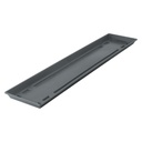 Faoi-tráidire Bosca Bláthanna Anthracite 100cm
