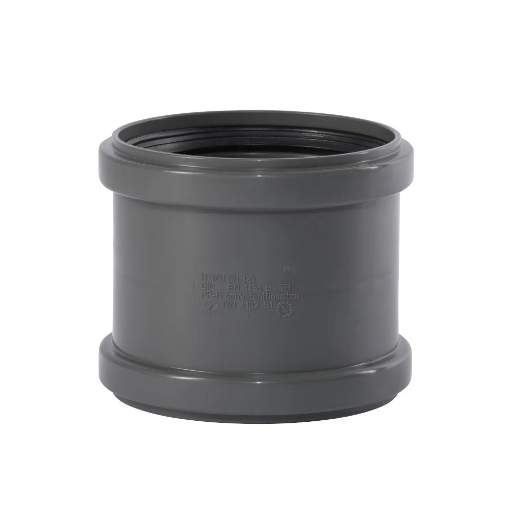 "Píopa HT 125, Muff Dúbailte DN 125 image"