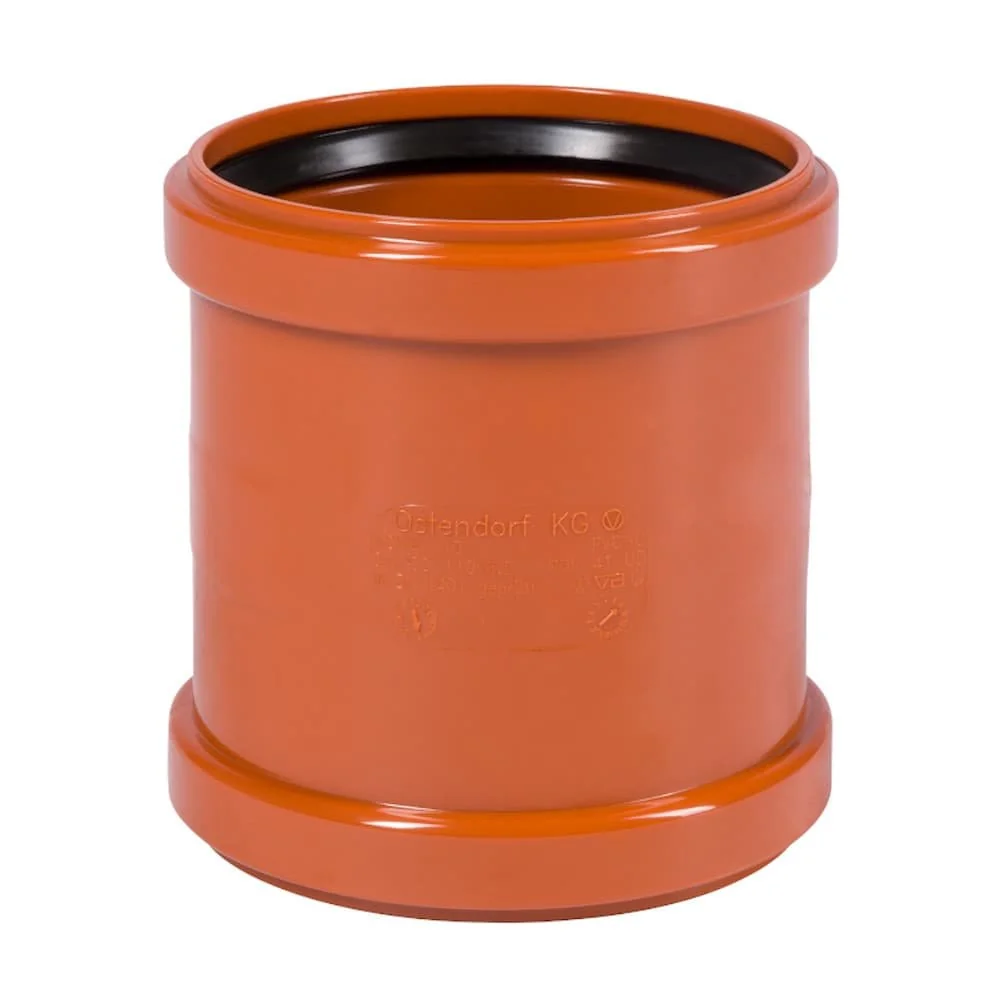 "KG Doppelmuffe DN 110, Feistiú Píopa Séarachais PVC image"