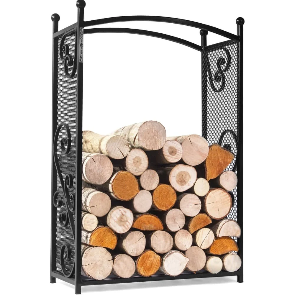 "Seilf adhmaid tine cruach, Raca adhmaid tine 90x60x25cm image"