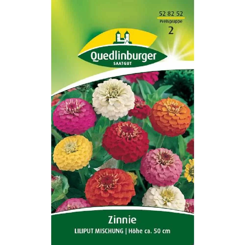 "Síolta Zinnia Liliput Meascán, Síolta Bláthanna Samhraidh image"
