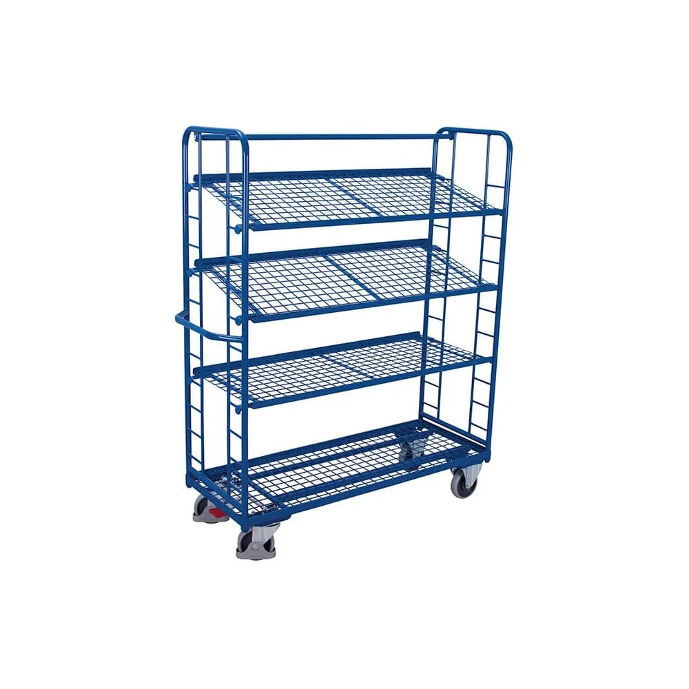 "Tralaí Urláir le 4 Bhonn Mogalra Sreinge brataithe púdair 250 kg Cineál M + EasySTOP image"