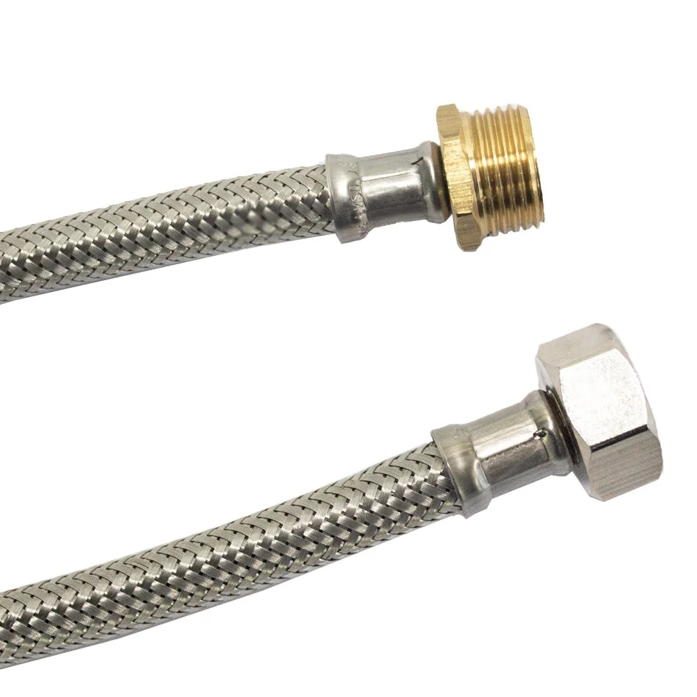 "Píobán Armúrtha Cruach Dhosmálta 1/2 Inch, 1500mm, DN8, DVGW le haghaidh Uisce Óil image"