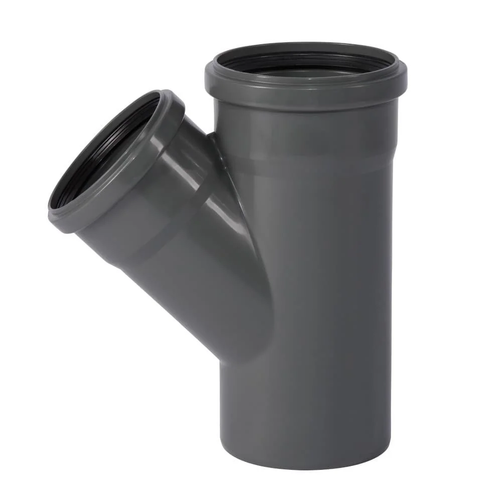 "HT Abzweig 125mm, Píopa Draenála Tí, Feistiú 45 Céim image"