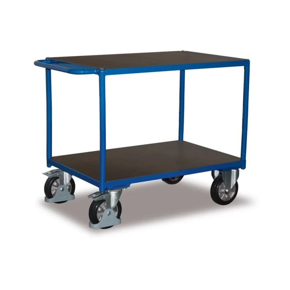 "Trolley Tromshaothair 1000kg, 2 Sheilf, EasySTOP image"