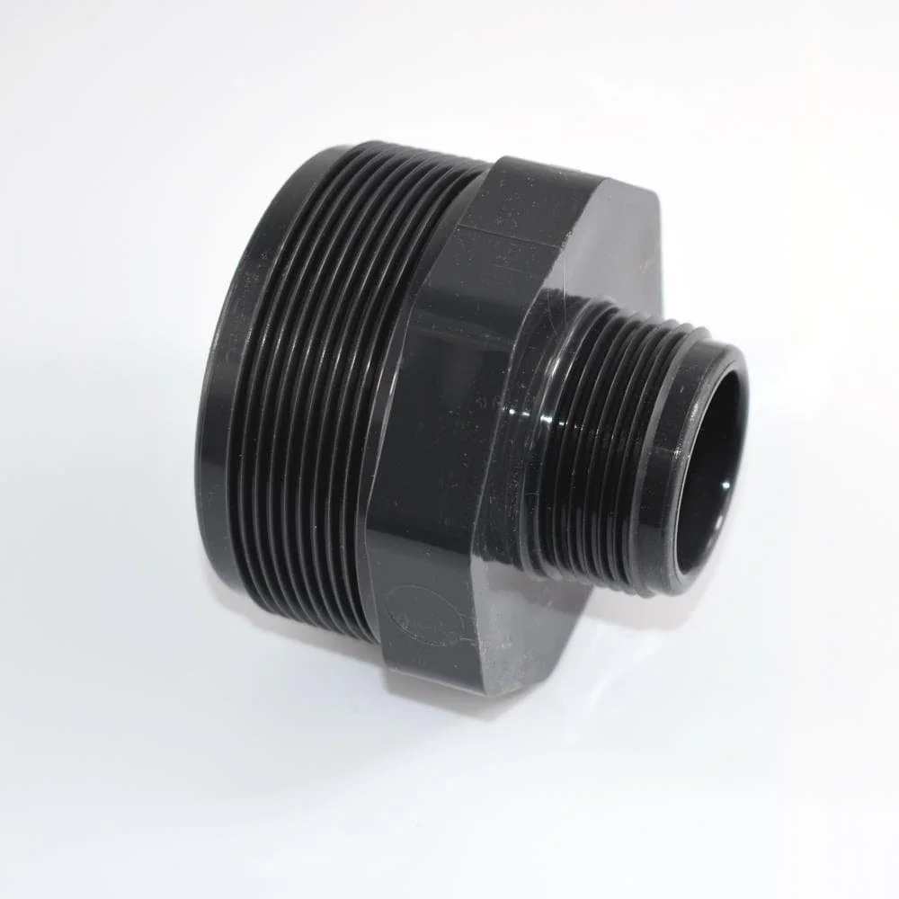 "PVC - U Doppelnippel laghdaithe AG 2 1/2" x 1 1/4" image"