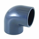 Uillinn PVC 90 Céim, Muff PVC 25mm, PN16