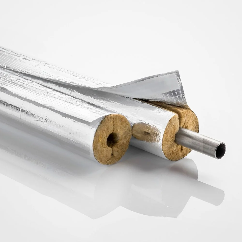 "Insliú Píopaí Téimh Olann Chloiche Alúmanaim, 60mm, 1m image"