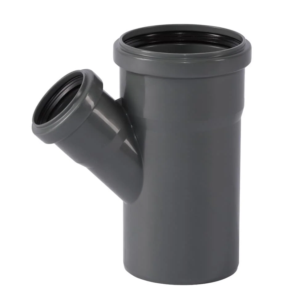 "Craobhphíopa HT DN 90/50, Uillinn 45 Céim, Píopa Draenála image"