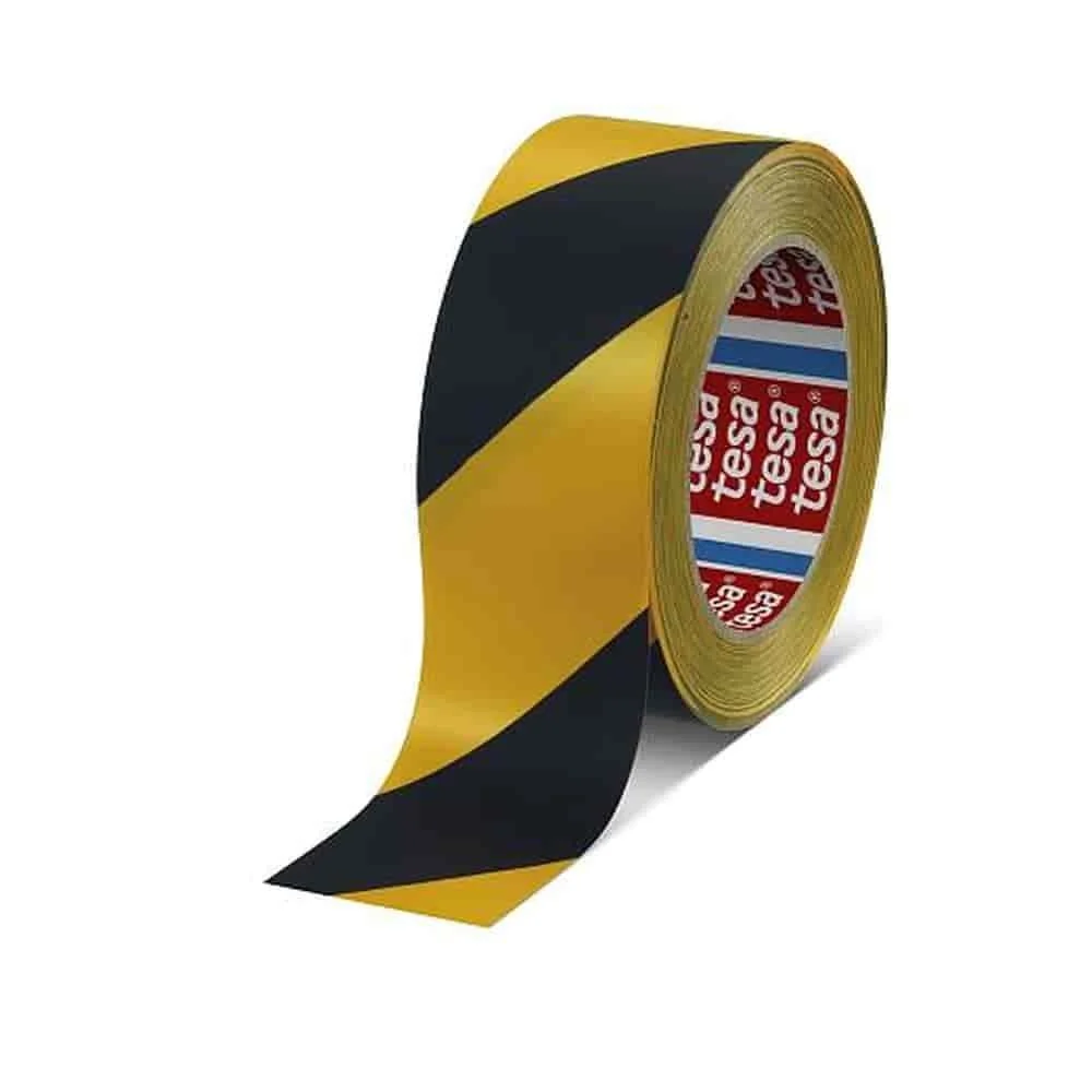 "Téip Marcála Urláir Dubh & Buí, 50mm x 33m image"