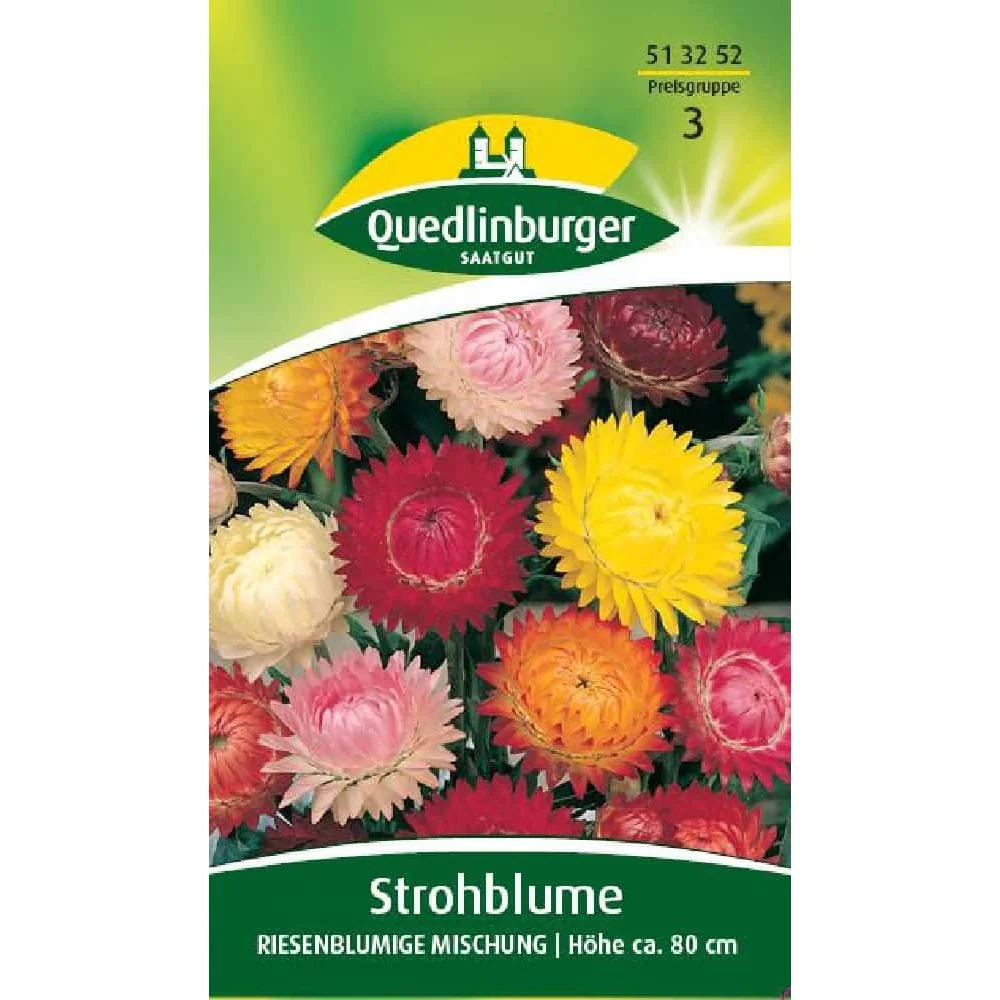 "Síolta Strawflower, Measca Ríomhfhásach, Gairdín Bláthanna image"