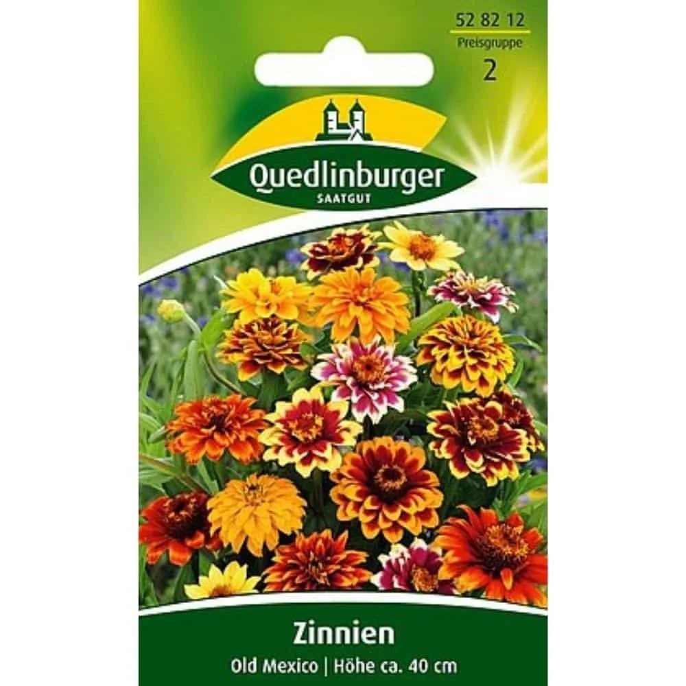 "Síolta Zinnias 'Old Mexico', Meascán Bláthanna Samhraidh le Boni-Shop image"