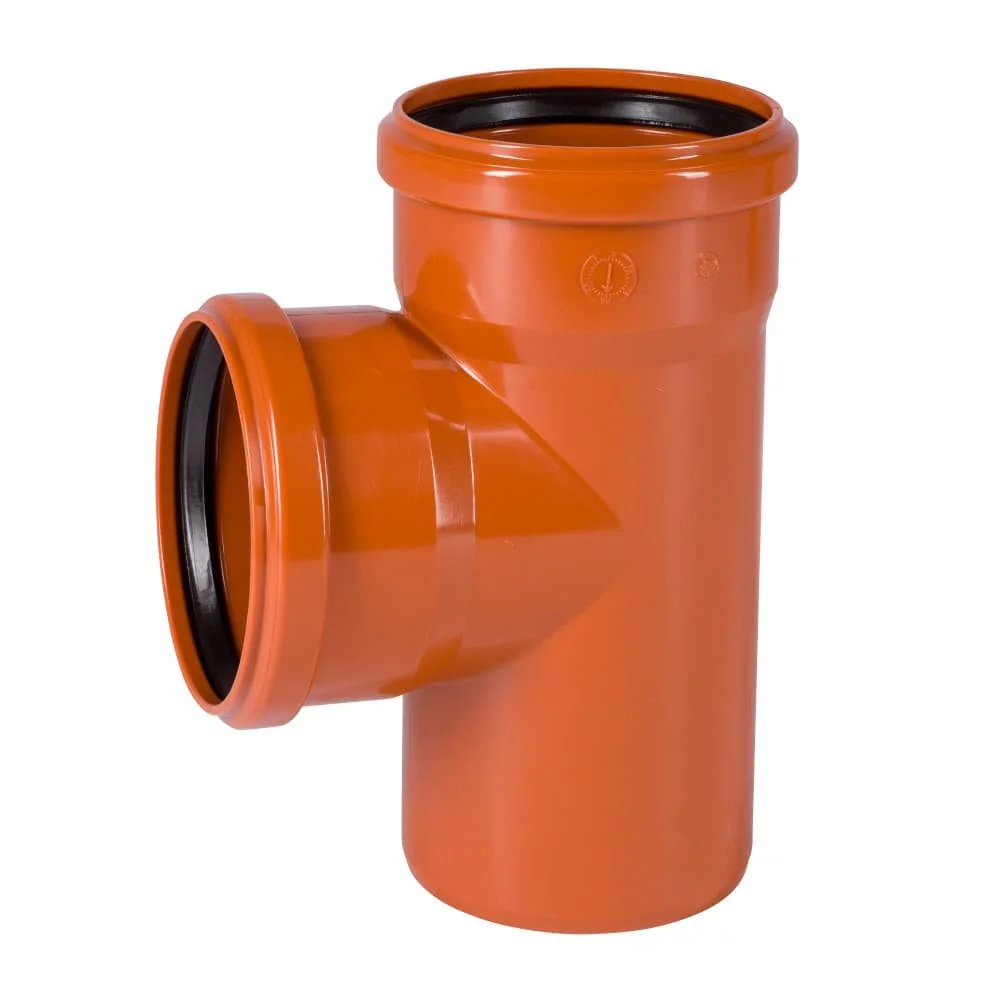 "Brainse KGEA DN/OD 250/250, Feistiú Píopa Draenála 87 Céim, Píopa Draenála PVC 250 image"