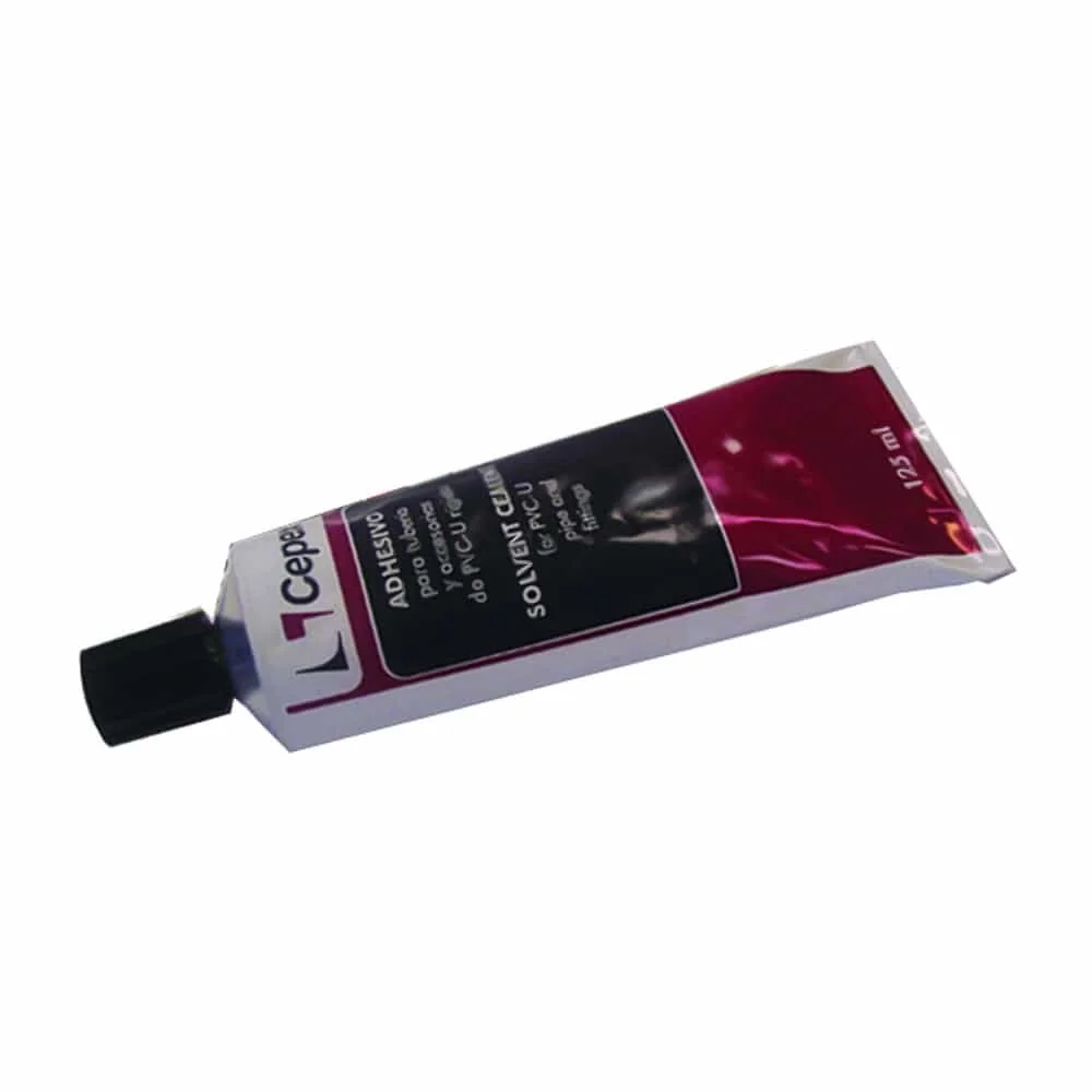 "Greamachán PVC-U 125ml le haghaidh Píopaí PVC a Ghreamú image"