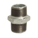 Feisteas Snáithe, Nipple Dúbailte Iarann Insínte 3/8"