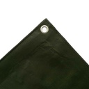 Clúdach Tarpaulin 6x12m Glas Tí, 210g/m², Uiscedhíonach agus in aghaidh UV