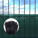 Líontán Príobháideachta & Gaoithe 1.2x25m le Ceangail Cábla - Cosaint Gairdín