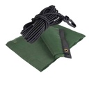 Clúdach Bosca Gainimh le Líontán agus Rópa