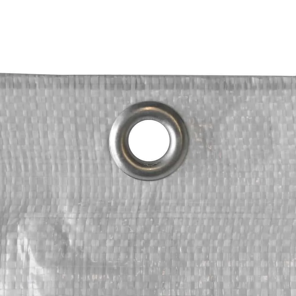 "Plána Scafall Bán 150g/m² 2.10m x 10m - Cosaint Tógála Trom Dleachta image"