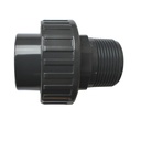 Feistis PVC, Scriú Muinchille Greamaitheach 40mm x 1 1/4"