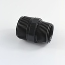 Feistis PVC, Níplín Dúbailte Laghdaithe AG 1 1/2" x 1 1/4", Feistiú PVC-U