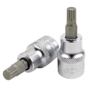 Cnó Spline M8, 1/2 Orlach, Gearr, CrV
