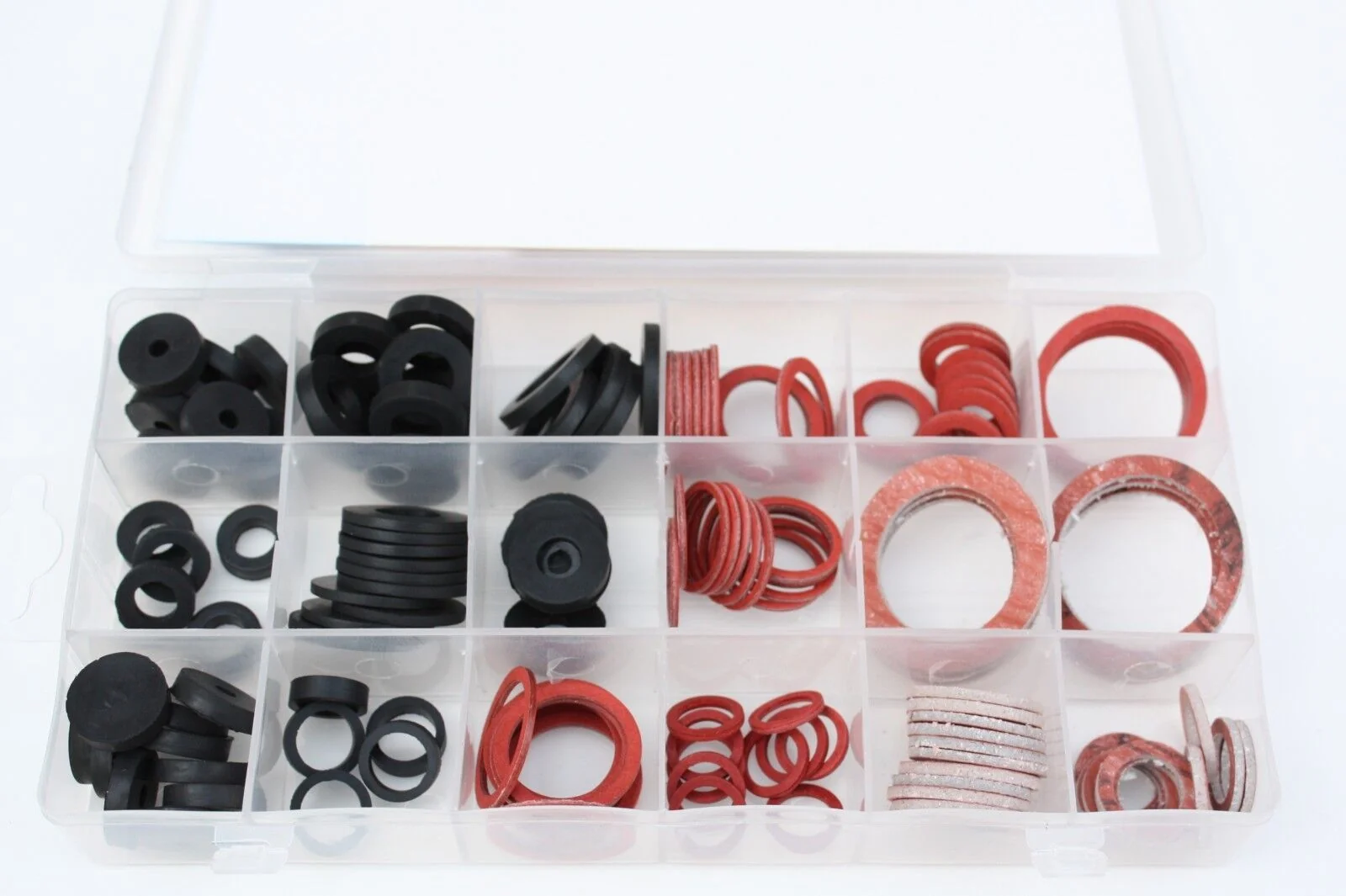 "Séaltaí Sláintíochta, Trealamh Séalaithe 141 Píosa, Séaltaí Rubair, O-Fáinní, Bosca Séalaithe image"