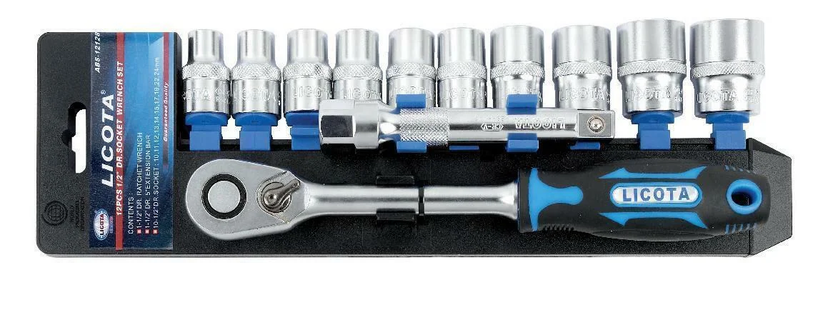 "Sraith Soicéad Tionsclaíoch, Sraith Ratchet 12-Píosa, Soicéid Superlock 1/2 Orlach image"