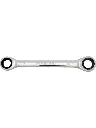 Eochair Ratchet Dhúbailte 17/19mm
