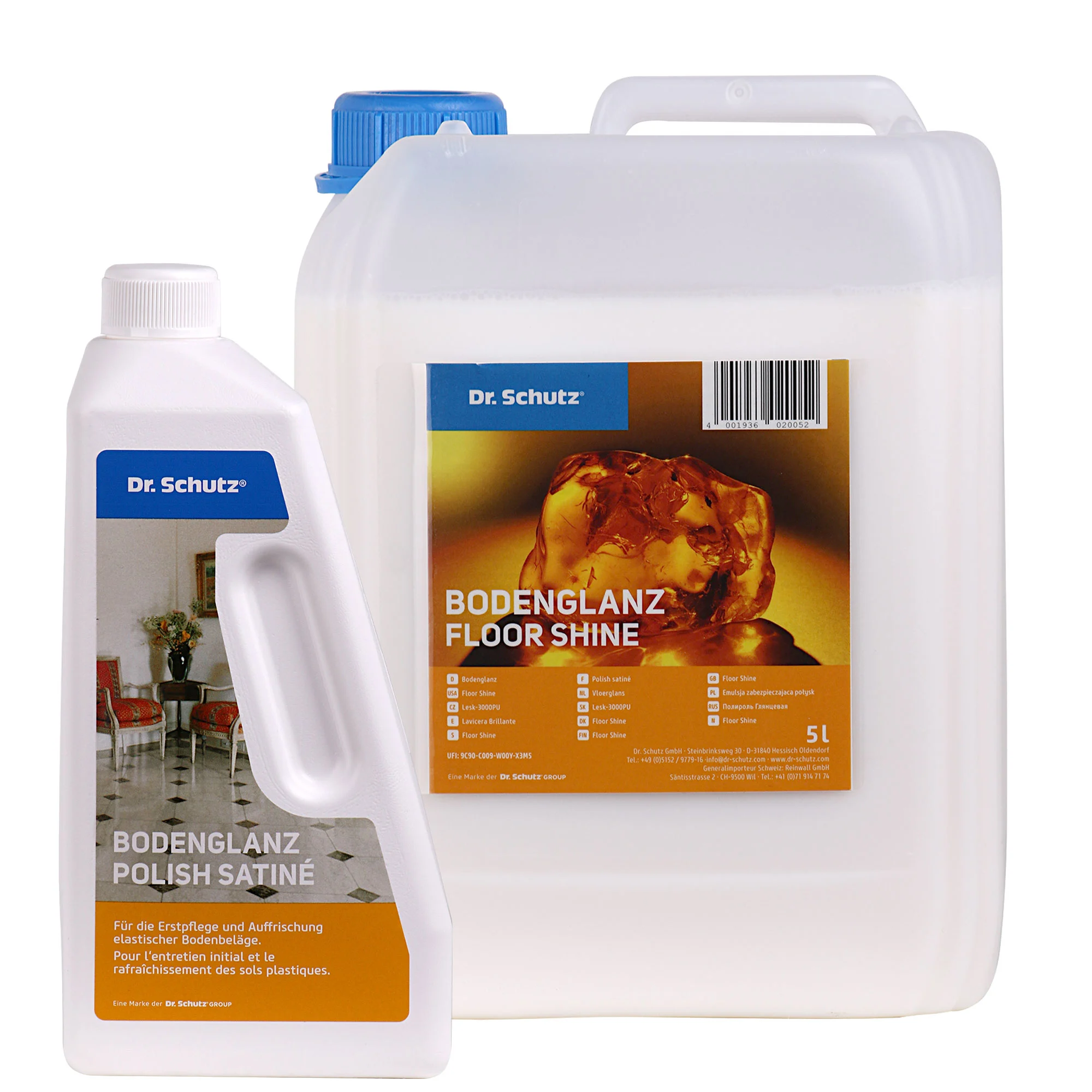 Glanadh Urláir, Wischpflege, Bodenglanz