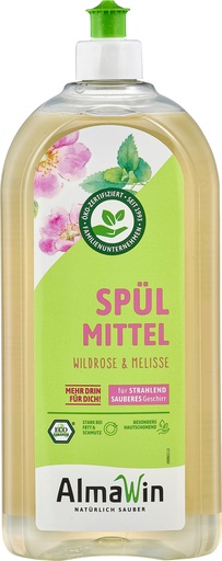 "Leacht Níocháin Mhias Fiáin Rose agus Balm Lemon, 1 Lítear, Gallúnach Níocháin Mhias Nádúrtha image"