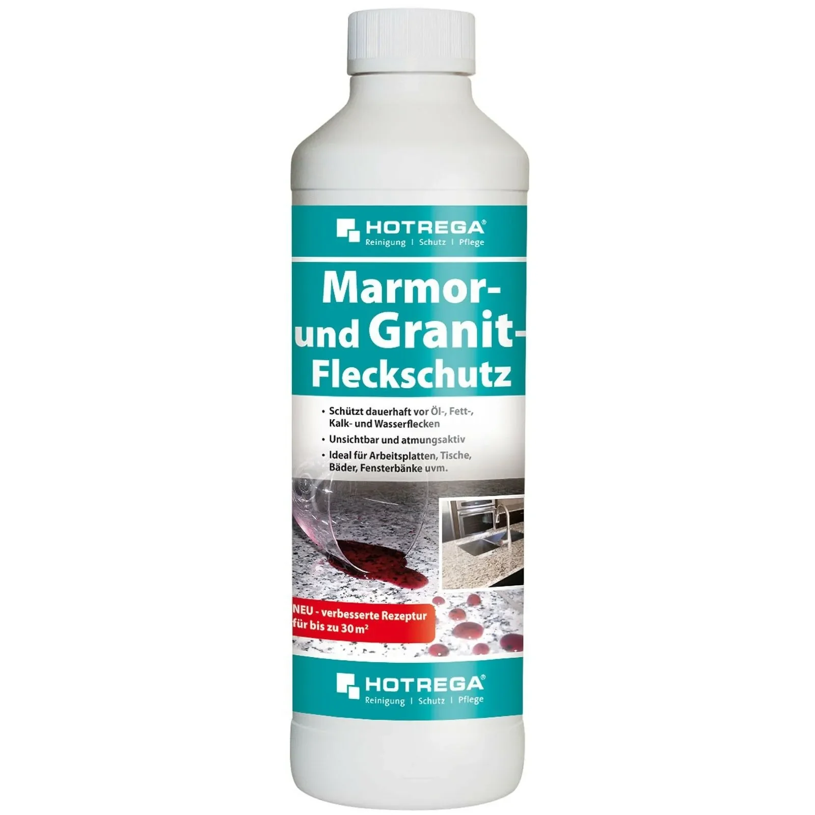 "Cosaint stain marmair agus eibhir, 500 ml, Cosaint cloiche nádúrtha image"