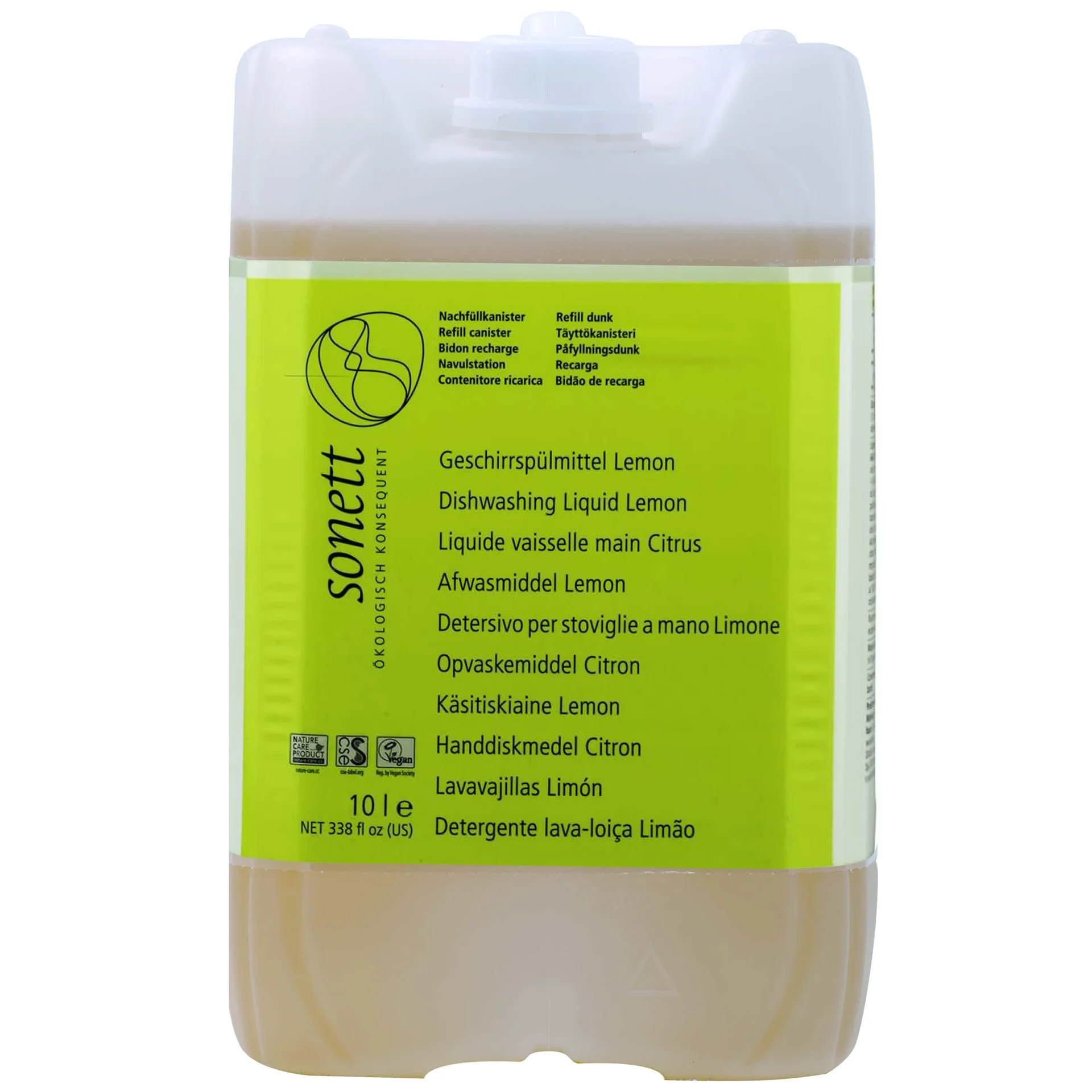 "Leacht Níocháin Mias 10 Lítear, Níochán Mias Lámh, Glanadh Mias, Líomóide image"