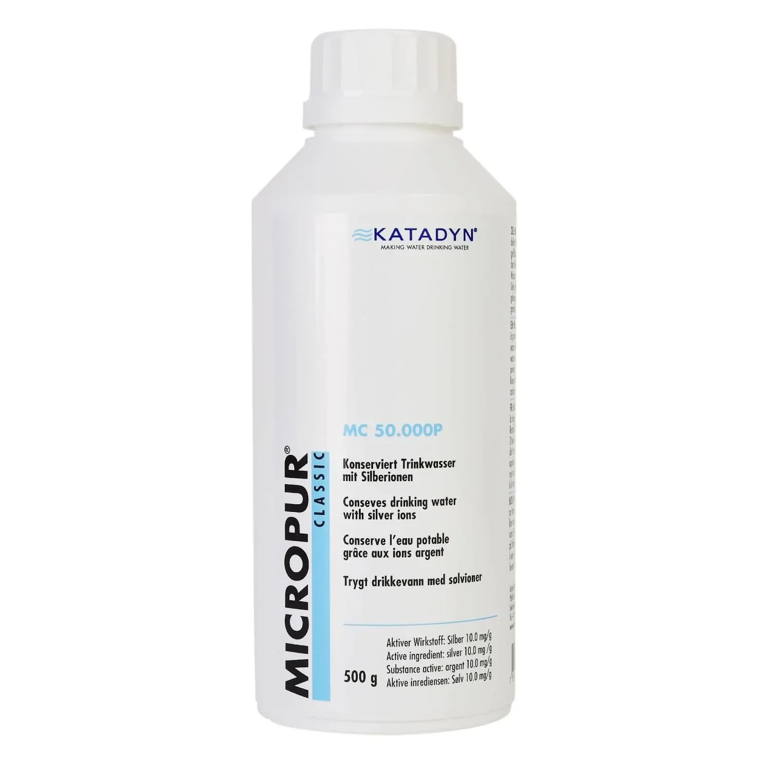 "Uisce a chóireáil, Micropur Classic MC 50000P, púdar 500g, Glanadh uisce image"