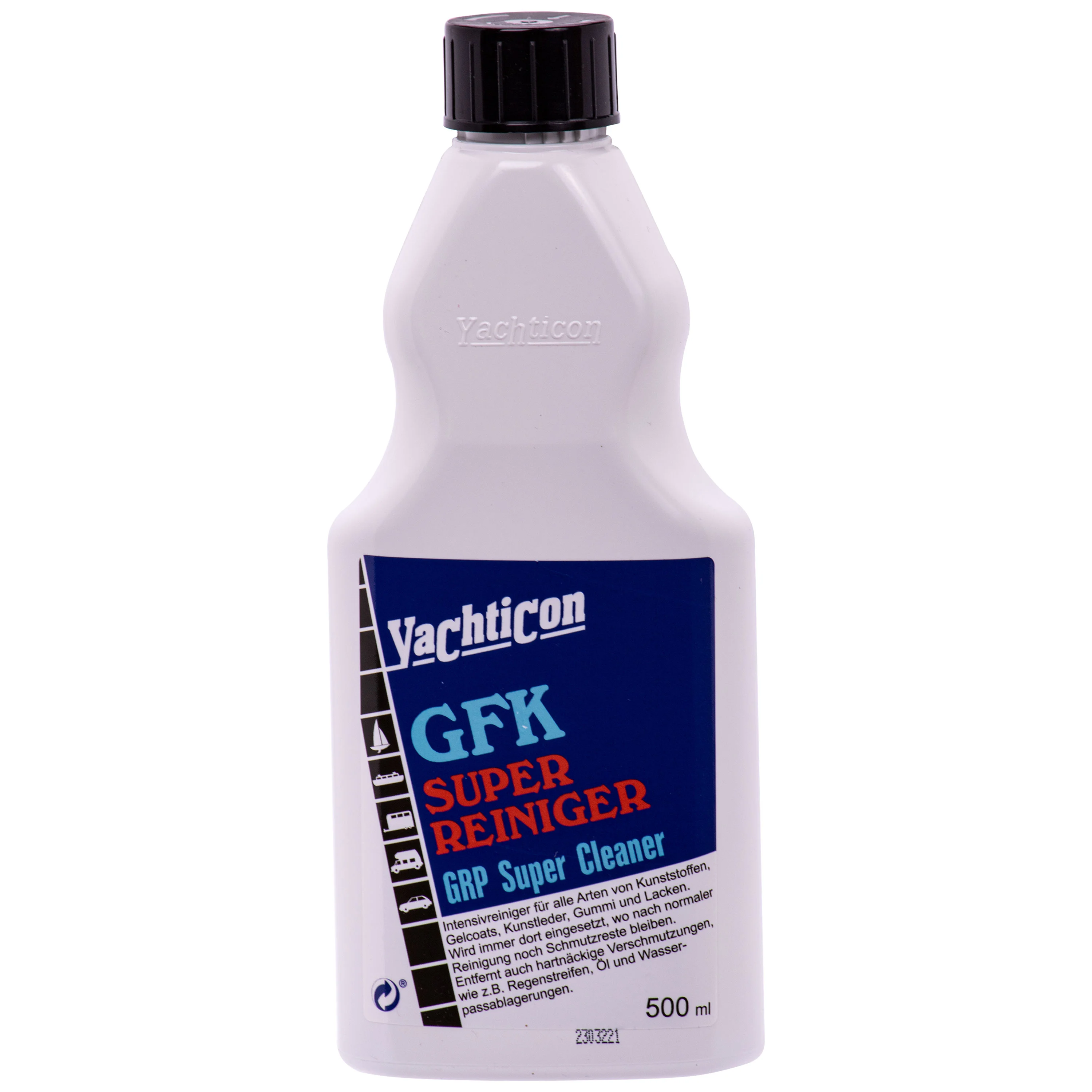 Glanadh GRP, Glantóir 500 ml, Glanadh Bád, Glanadh Fiberglass