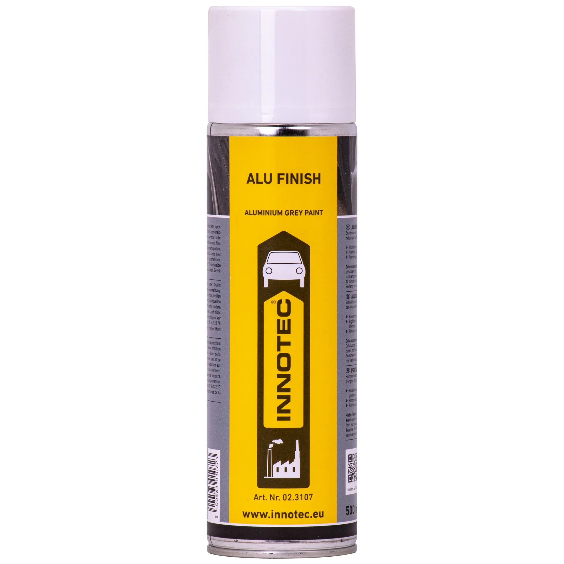 "Sprae péint alúmanaim, Péint spraeála, Alúmanam liath, 500ml image"