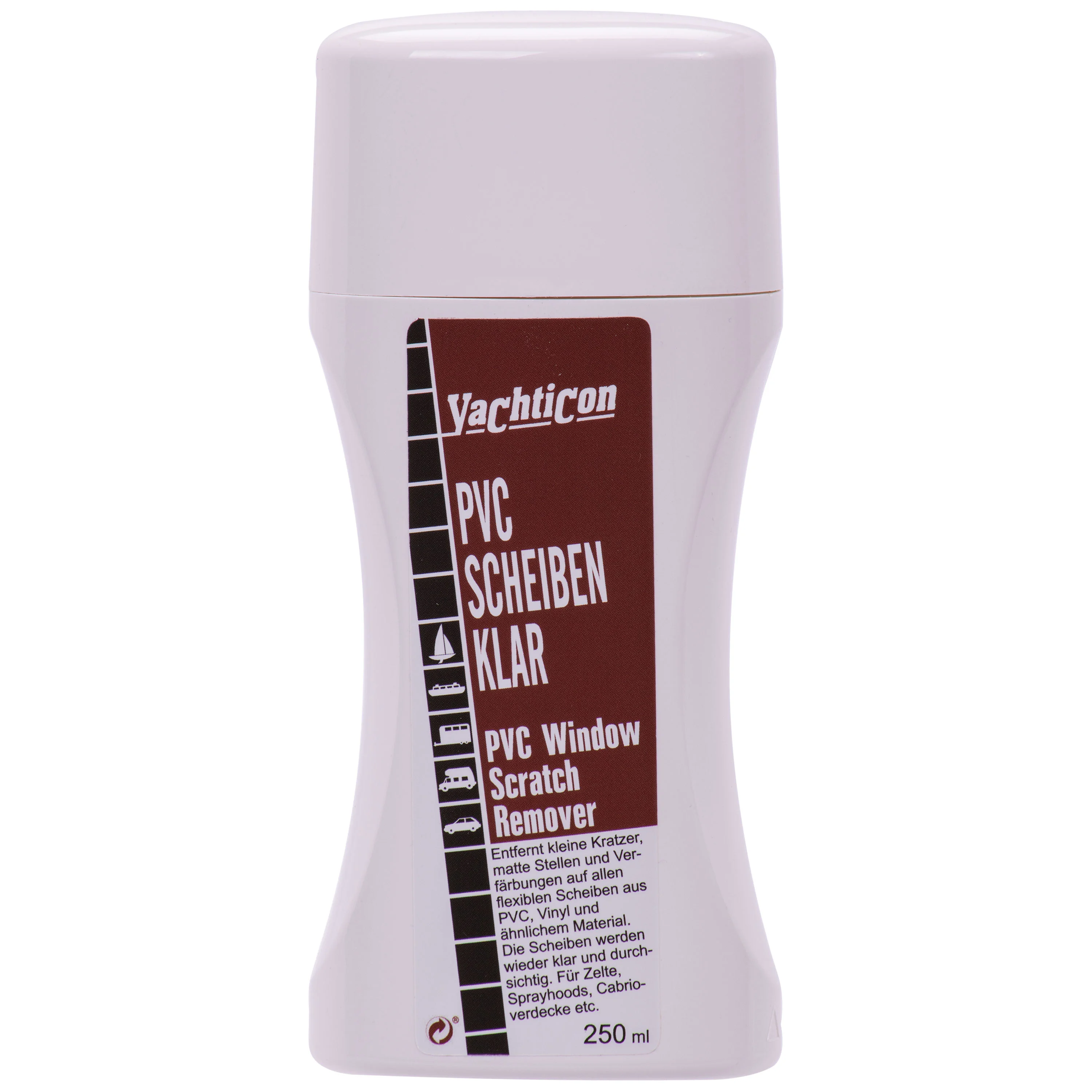 Glanadh PVC, Fuinneoga Plaisteacha a Ghlanadh, 250 ml
