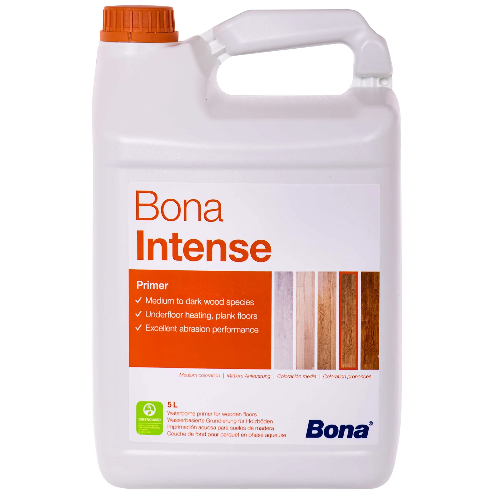 "Bona Intense 5 lítear, Grundlack adhmaid, Intensú datha adhmaid image"