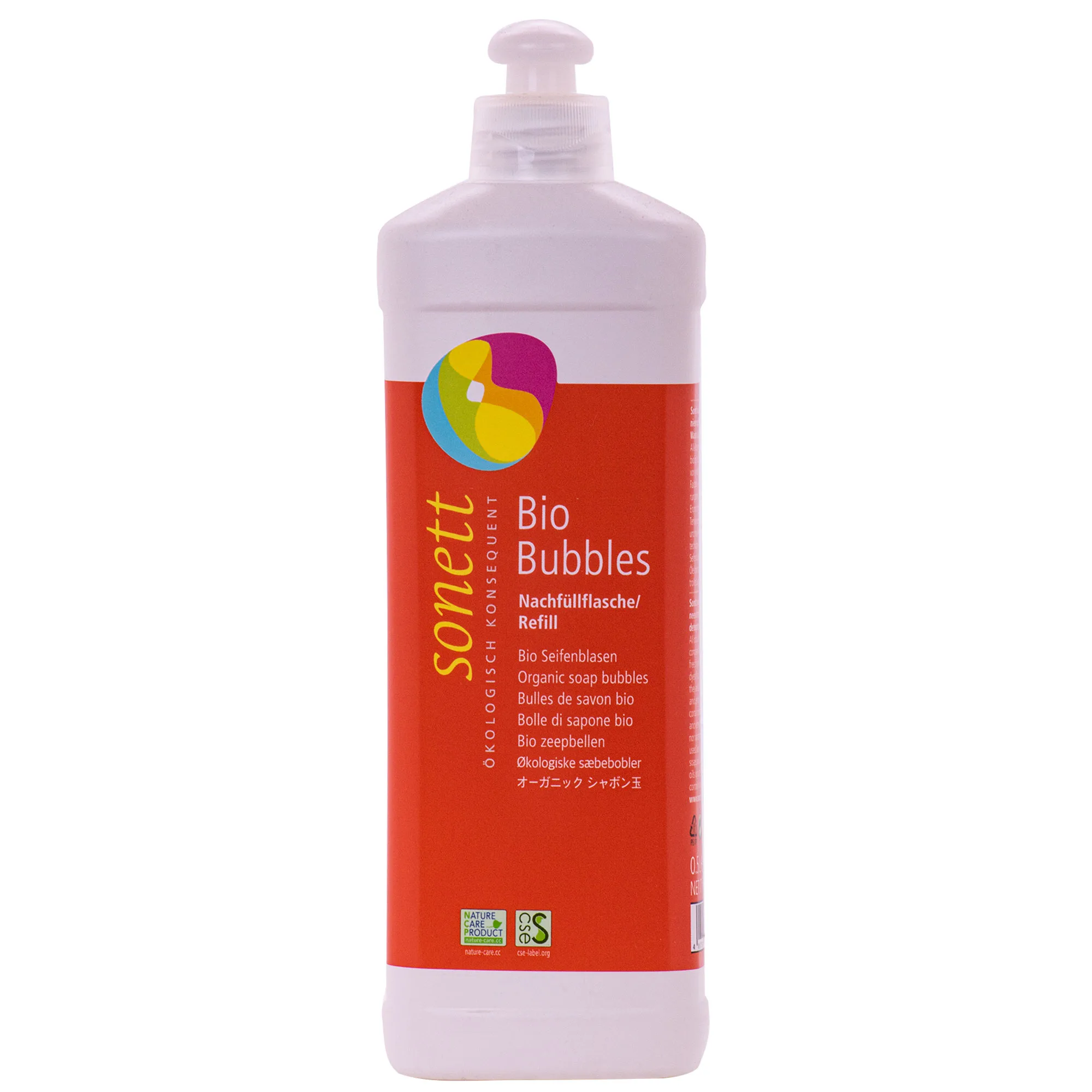 Búblaí gallúnaí, Athlíonadh Búblaí 500ml, Búblaí orgánacha